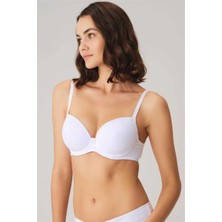 Çamaşır Kenti Balenli Desteksiz Dolgusuz Askıları Çıkabilen Günlük T-Shirt Sütyeni