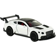 bebekokusu Die Cast Metal Çek Bırak Beyaz Yarış Arabası