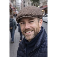 Kaşe Lastikli Balık Sırtı Ördek Kasket Şapka ÜN0010