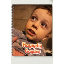 Black-One Hayırdır Kardeş  A5 Metal Spiralli Çizgisiz Kalın Bristol Kapak Hayırdır Kardeş Defter