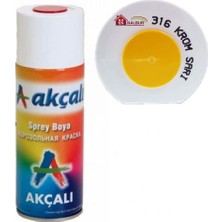 Toptan Bulurum Akçalı Sprey Boya 400 ml 316 Krom Sarı