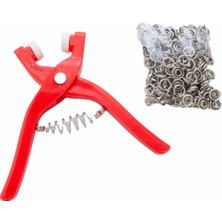 Toptan Bulurum Yuvarlak Halkalı Kuş Gözü Pensesi 9.5 mm  Bebek Elbise Çıtçıt Montaj Seti