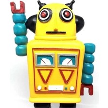 Bilfold Decotown Nostaljik Sevimli Uzaylı Robot Şeklinde Figür Biblo