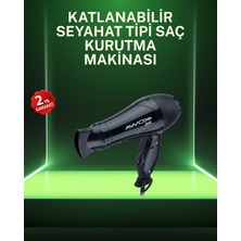 Bilfold Kompakt Katlanabilir Saç Kurutma Makinesi Ev ve Seyahat Uyumlu