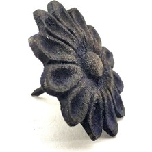 Toptan Bulurum Antika Tarz Dekoratif Pirinç Papatya Kabara  42 Mm, Oksit