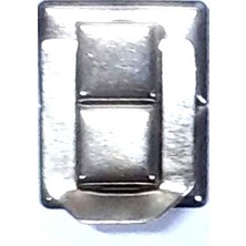 Toptan Bulurum Yaylı Klips, Kutu Ön Kilidi  Büyük, Nikel, 1 Adet