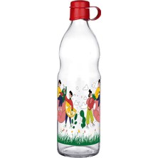 Toptan Bulurum Frido Desenli Cam Suluk  1000 ml