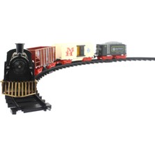 bebekokusu Sesli ve Işıklı Klasik Pilli Tren Seti