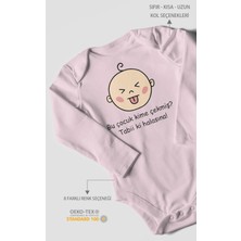 Morivo Kids Bu Çocuk Kime Çekmiş? Tabiki Halasına Baskılı Bebek Zıbını – Çıtçıtlı Body | %100 Pamuk Uzun Kol