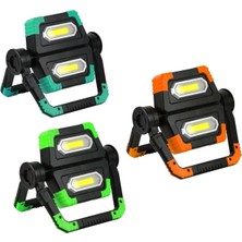 HypAirs Bright YD-858A Cob LED Projektör Pilli El Feneri