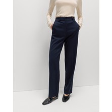 Marks & Spencer Düz Paça Esnek Kumaşlı Pantolon