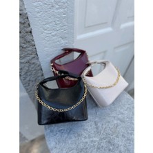 Luciaonline Cosy | Bordo El ve Omuz Çanta