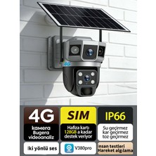 Conio Dış Mekan Için 6mp Sım Kamera: Hareket Algı ve Alarm, Mobil Ptz, Gece/hava Korumalı, Iki Yönlü Ses, Kolay