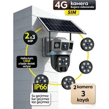 Conio 6mp Sım Dış Güvenlik Kamerası: Mobil Ptz, Hareket Algılama ile Anında Alarm, Gece/hava Koşullarında Net