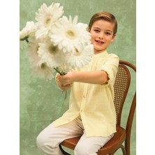 Lc Waikiki Yeni Sezon Hakim Yaka Basic Uzun Kollu Erkek Çocuk Gömlek