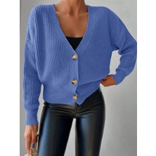 Marsilyan- Düğme Detay Triko Bluz