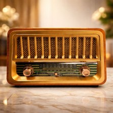 Cameron CM-2868BT Retro Bluetooth Hoparlör ve Fm/am Radyo – Ahşap Tasarım