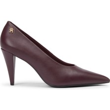 Tommy Hilfiger Bordo Kadın Topuklu Ayakkabı FW0FW08960XI8