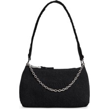 Tommy Hilfiger %100 Pamuk Siyah Kadın Omuz Çantası AW0AW180831BZ