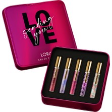 Loris Sevgililer Günü 5li Kadın Parfüm Seti – Kırmızı