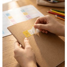 Defter Etiketi Rengarenk 9x3 cm 99 Adet