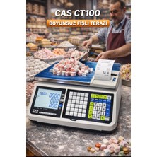 Agt Cas CT-100 B 30  Barkodlu ( Fişli ) Boyunsuz Terazi