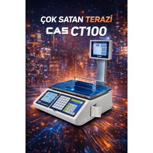 Agt Cas CT-100 Bp 30 Barkodlu Fişli Boyunlu Terazi Hızlı İşlem ve Kullanıcı Dostu Arayüz