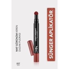 Flormar Lightweight Yarı Transparan & Mat Bitişli Nemlendirici Dudak Pudrası (007 Grace) 8682536094337