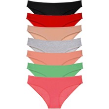 Moda Şahsenem 7 Adet Süper Eko Set Likralı Kadın Slip Külot Set 4