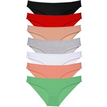 Moda Şahsenem 7 Adet Süper Eko Set Likralı Kadın Slip Külot Set 1