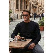 Buratti Slim Fit Bisiklet Yaka Pamuklu Kazak Erkek Kazak 456201