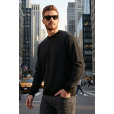 Buratti Slim Fit Bisiklet Yaka Pamuklu Kazak Erkek Kazak 456201