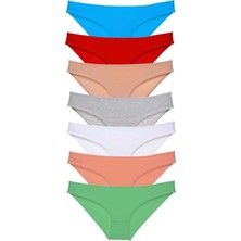 Moda Şahsenem 7 Adet Süper Eko Set Likralı Kadın Slip Külot Set 4