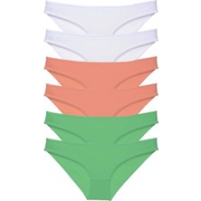 Moda Şahsenem 6 Adet Süper Eko Set Likralı Kadın Slip Külot 550