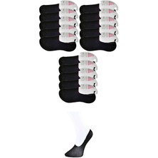 Moda Şahsenem Siyah Kadın Babet Çorap 15 Çift