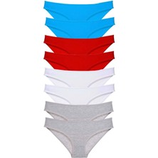 Moda Şahsenem 8 Adet Süper Eko Set Likralı Kadın Slip Külot 530