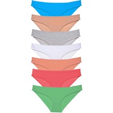 Moda Şahsenem 7 Adet Süper Eko Set Likralı Kadın Slip Külot Set 6