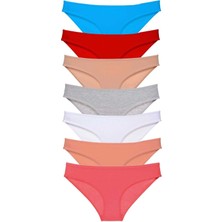 Moda Şahsenem 7 Adet Süper Eko Set Likralı Kadın Slip Külot Set 5