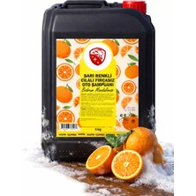 5 Lt Cilalı Fırçasız Sarı Renkli Bodrum Mandalinası Oto Şampuanı