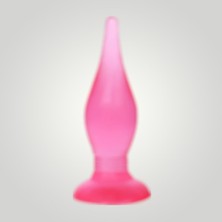 xShopum 14,5 cm Vantuzlu Jel Anal Alıştırıcı Plug