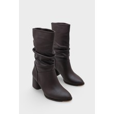 Capone Outfitters Marlie Yuvarlak Burunlu Kadın Çizme