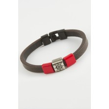 Nacario Dümen Kaliteli Suni Deri Bileklik