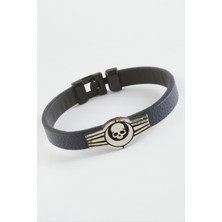 Nacario Kuru Kafa Kaliteli Suni Deri Bileklik