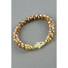 Nacario Ftm Ana Eli Zirkon Taşlı Kristal Bileklik