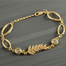 Nacario Yaprak Taşlı Bileklik