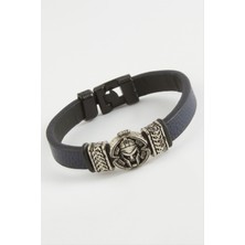 Nacario Mifer Kaliteli Suni Deri Bileklik