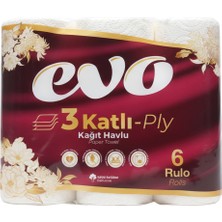 Only Evo Rulo Havlu Step Trıo 6lı 3 Katlı