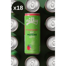 Nilky Yulaf Sütlü Çilekli Matcha Latte 18LI Paket