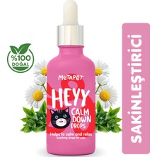 Metapet Kediler için Sakinleştirici Rahatlık Damlası, Doğal Vitaminleri, Anti Stress, Relax, Gevşeme