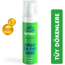 Metapet Köpek Tüyü Dökülmesini Engelleyici Kuru Köpük Şampuanı, Köpeklere için Dökümü Önleyici, Tüy Bakımı